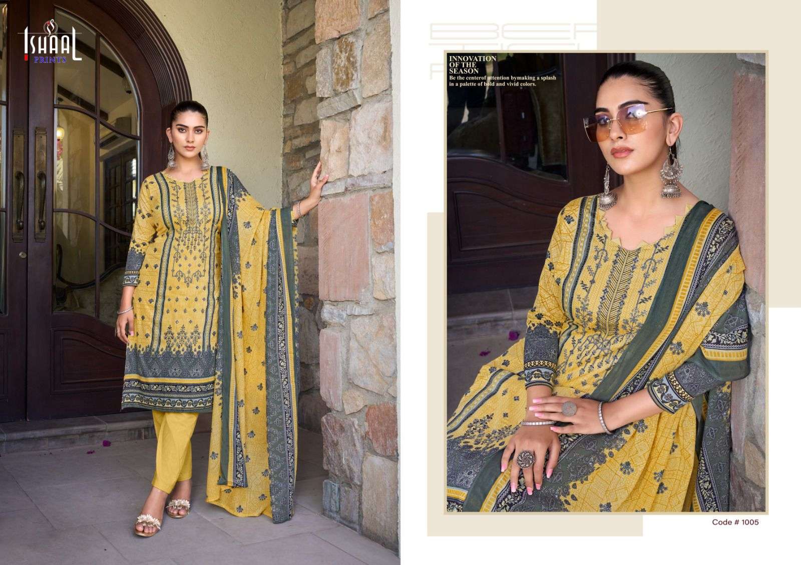 ISHAAL PRINTS EMBROIDERED VOL 9