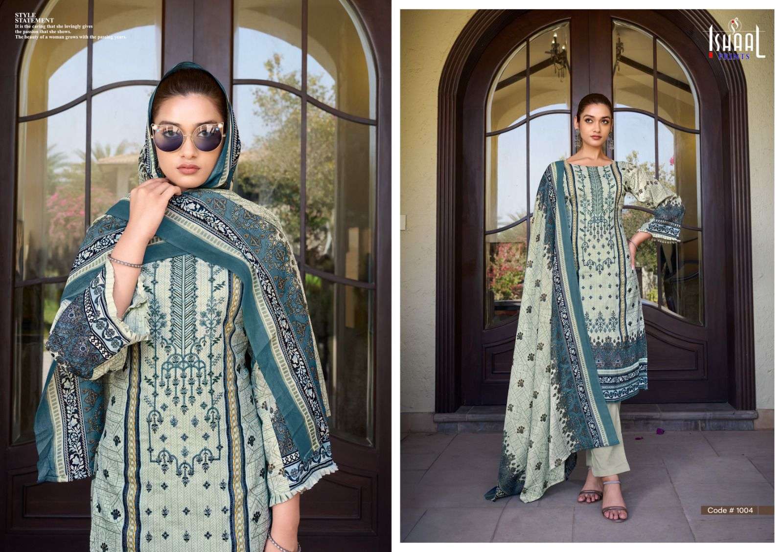 ISHAAL PRINTS EMBROIDERED VOL 9