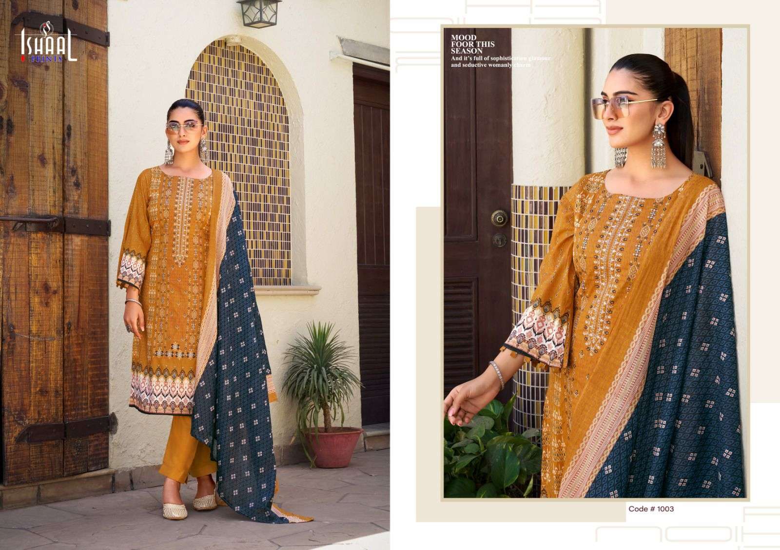 ISHAAL PRINTS EMBROIDERED VOL 9