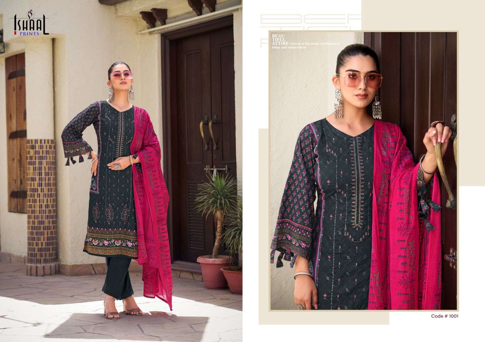 ISHAAL PRINTS EMBROIDERED VOL 9