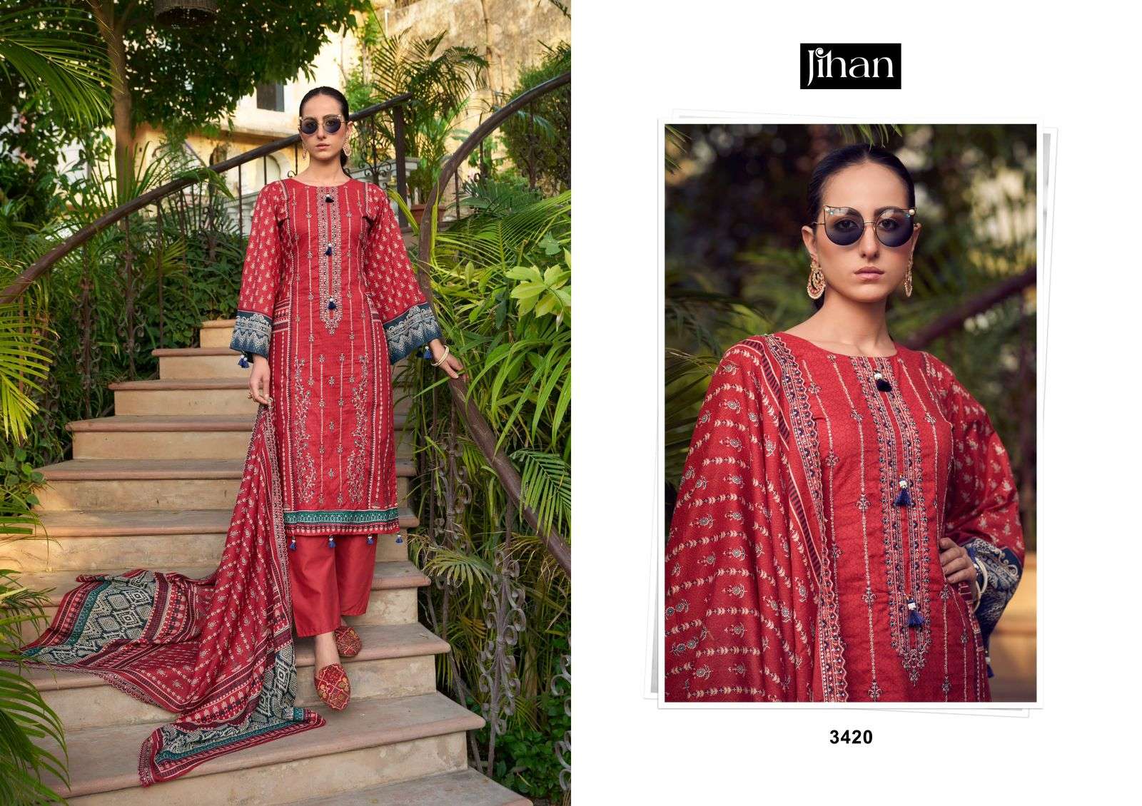 JIHAN BIN SAEED LAWN COLLECTION VOL 10