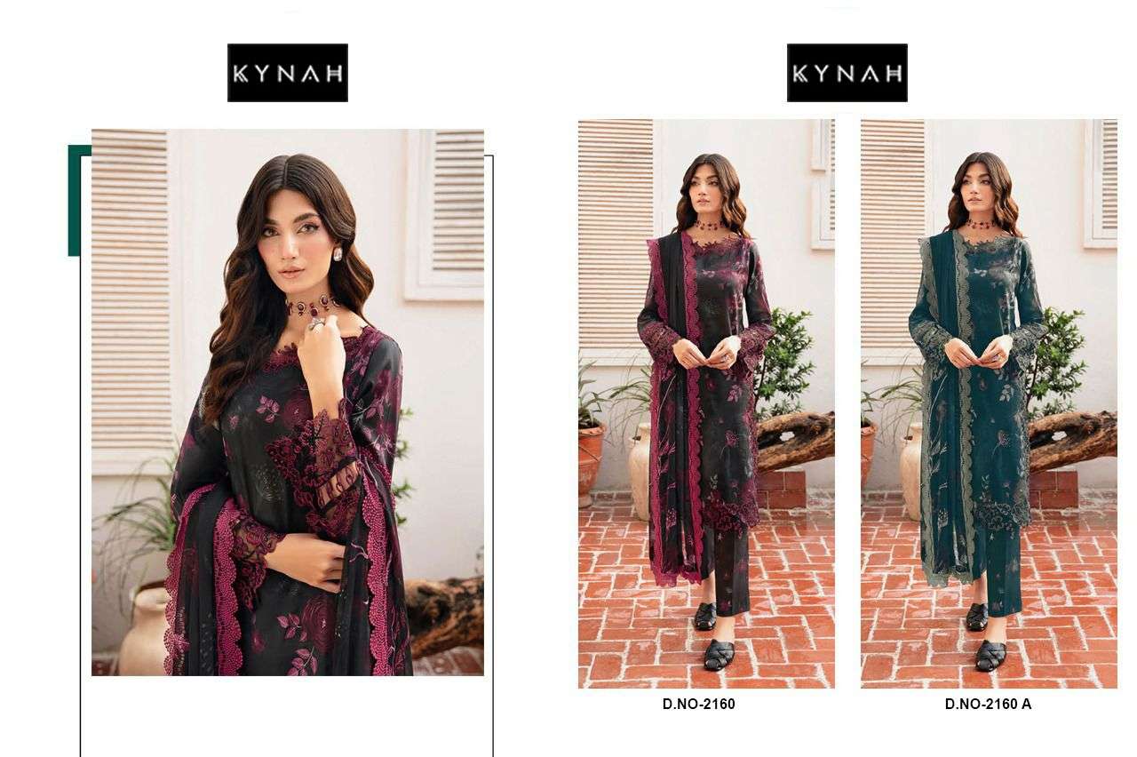 KYNAH LUXURY LAWN COLLECTION D NO 2160