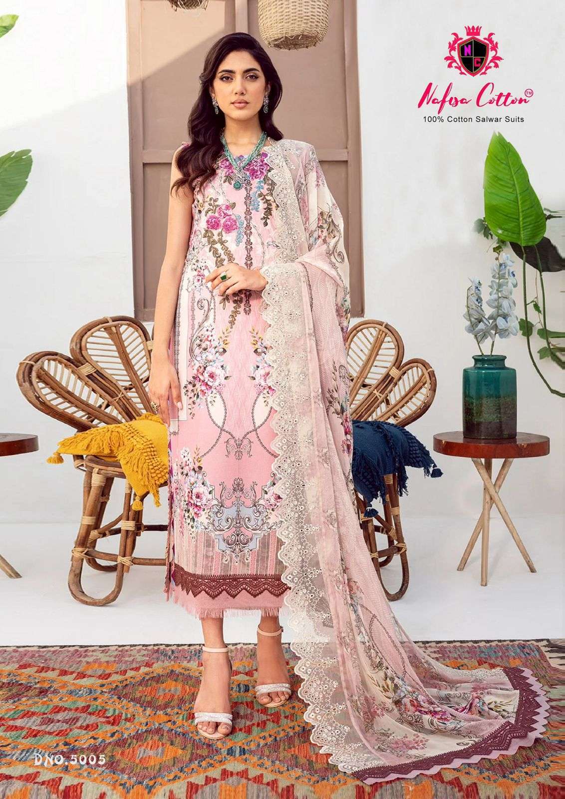 NAFISA COTTON ANDAAZ KARACHI SUITS VOL 5 