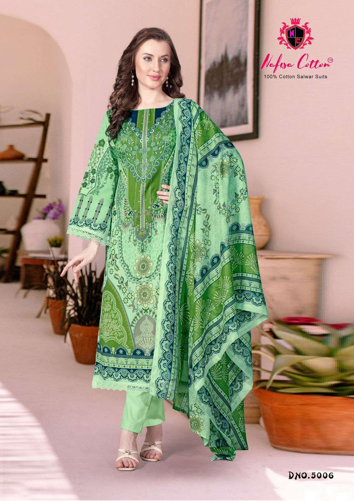 NAFISA COTTON ANDAAZ KARACHI SUITS VOL 5 