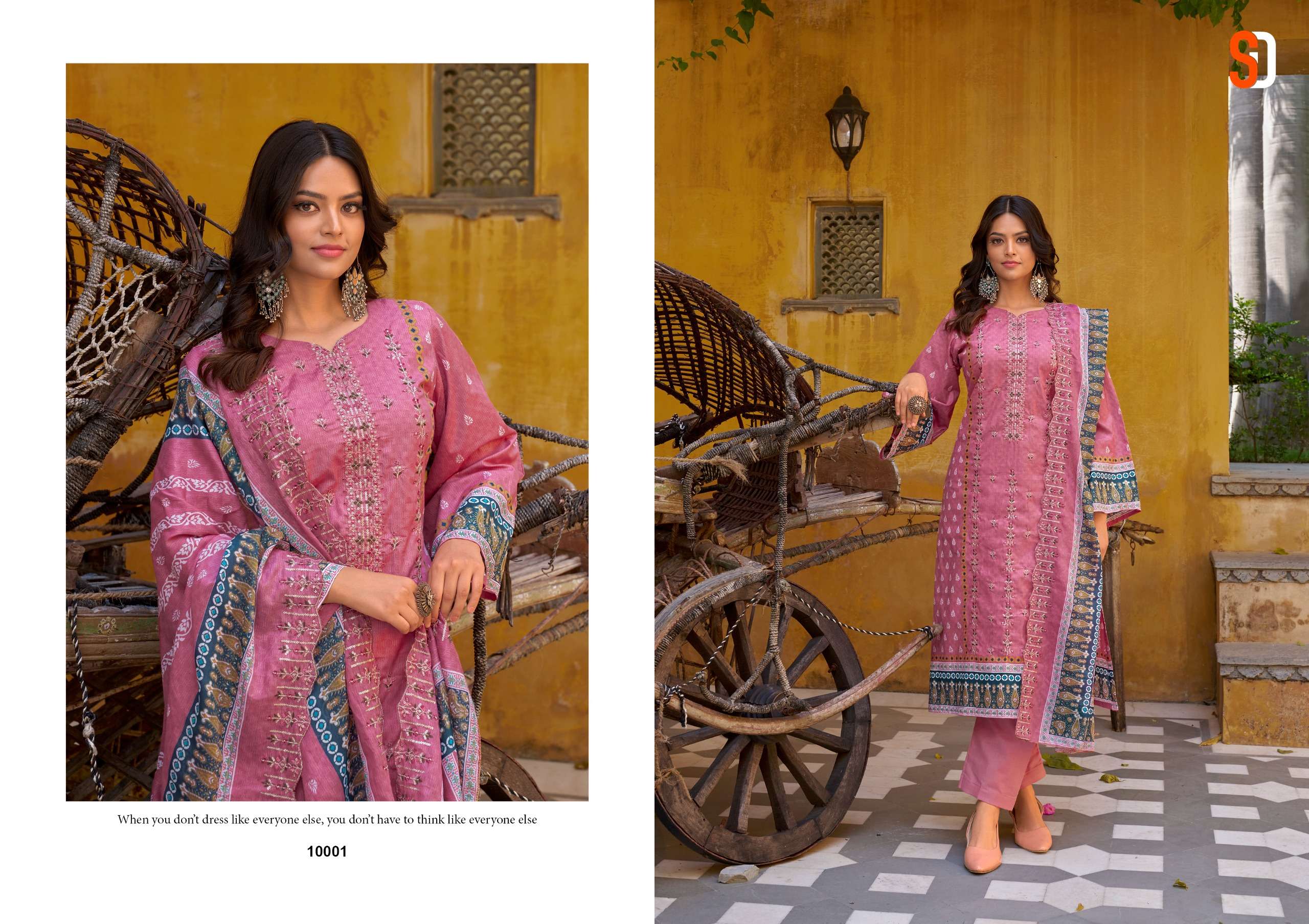 SHARADDHA DESIGNER BIN SAEED LAWN COLLECTION VOL 10 