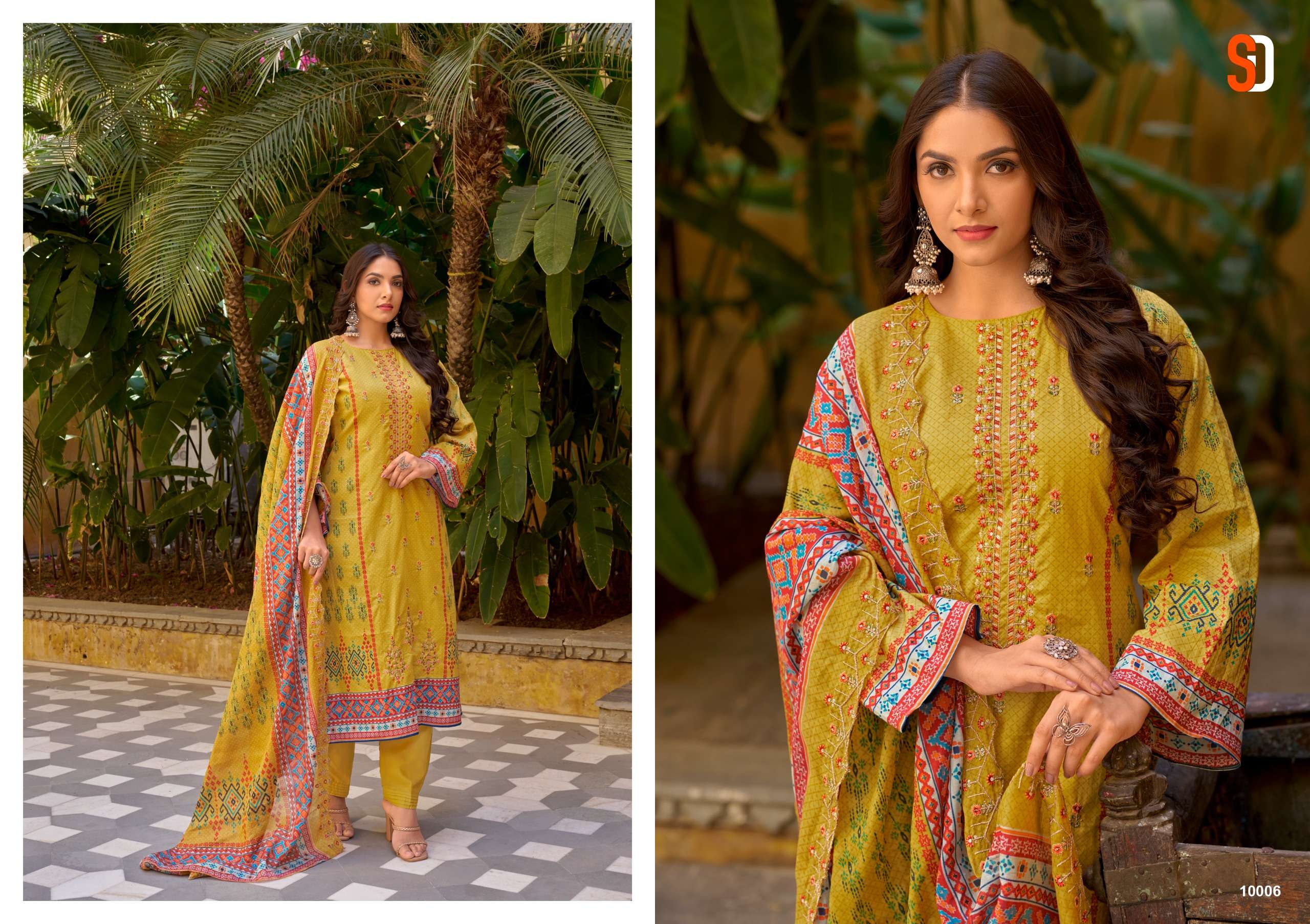 SHARADDHA DESIGNER BIN SAEED LAWN COLLECTION VOL 10 