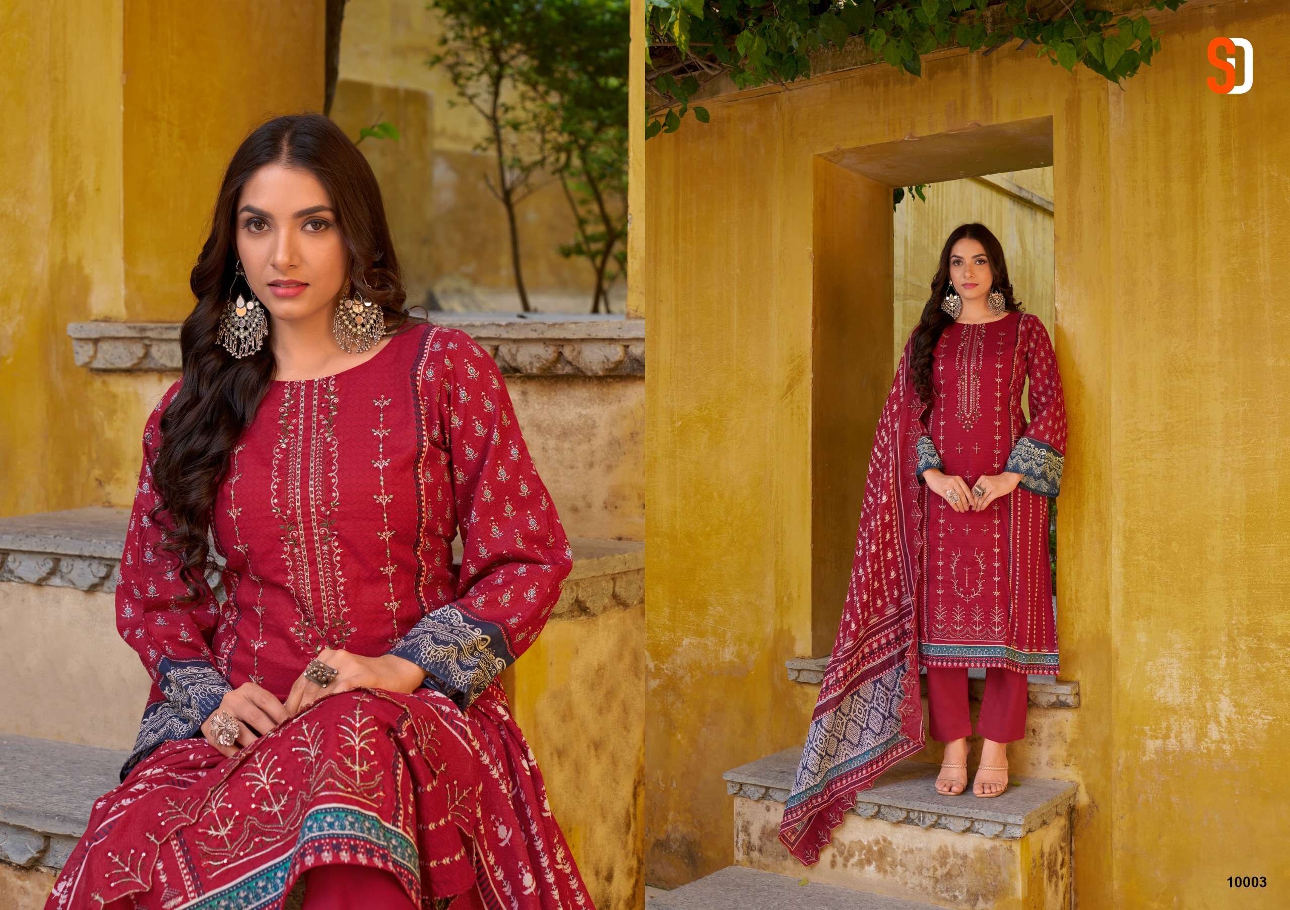 SHARADDHA DESIGNER BIN SAEED LAWN COLLECTION VOL 10 