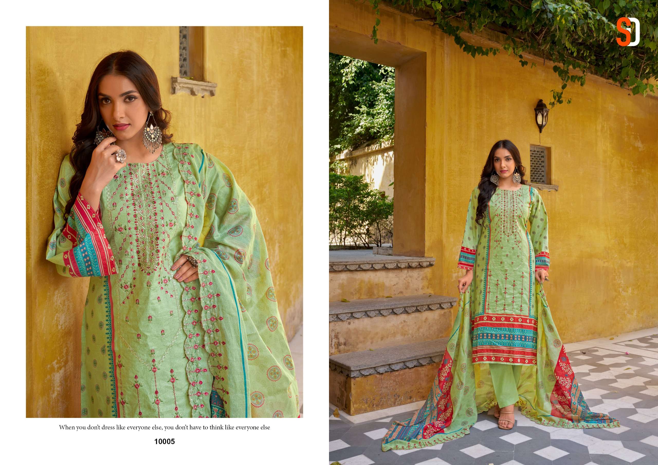 SHARADDHA DESIGNER BIN SAEED LAWN COLLECTION VOL 10 