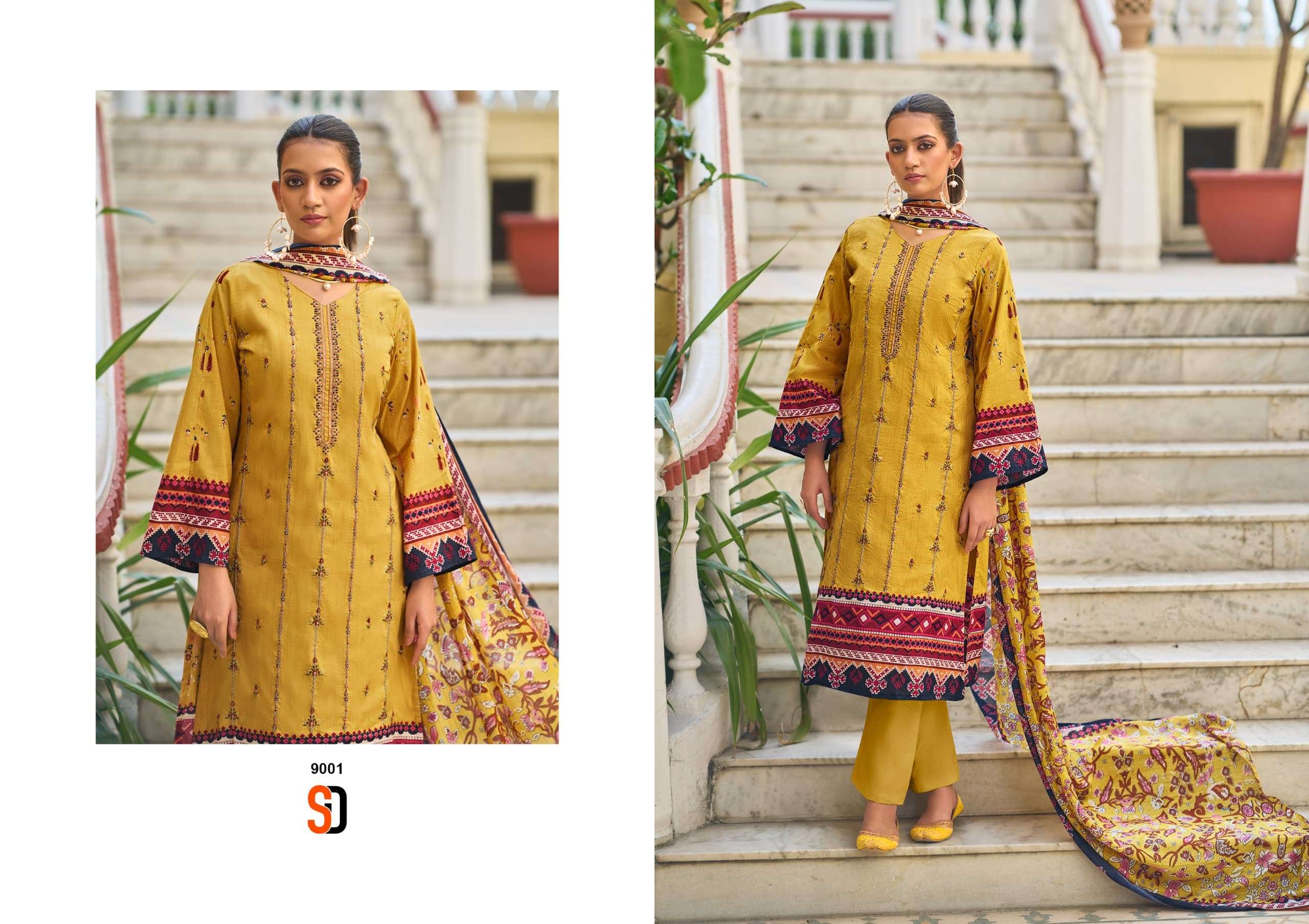 SHARADDHA DESIGNER BIN SAEED LAWN COLLECTION VOL 9 