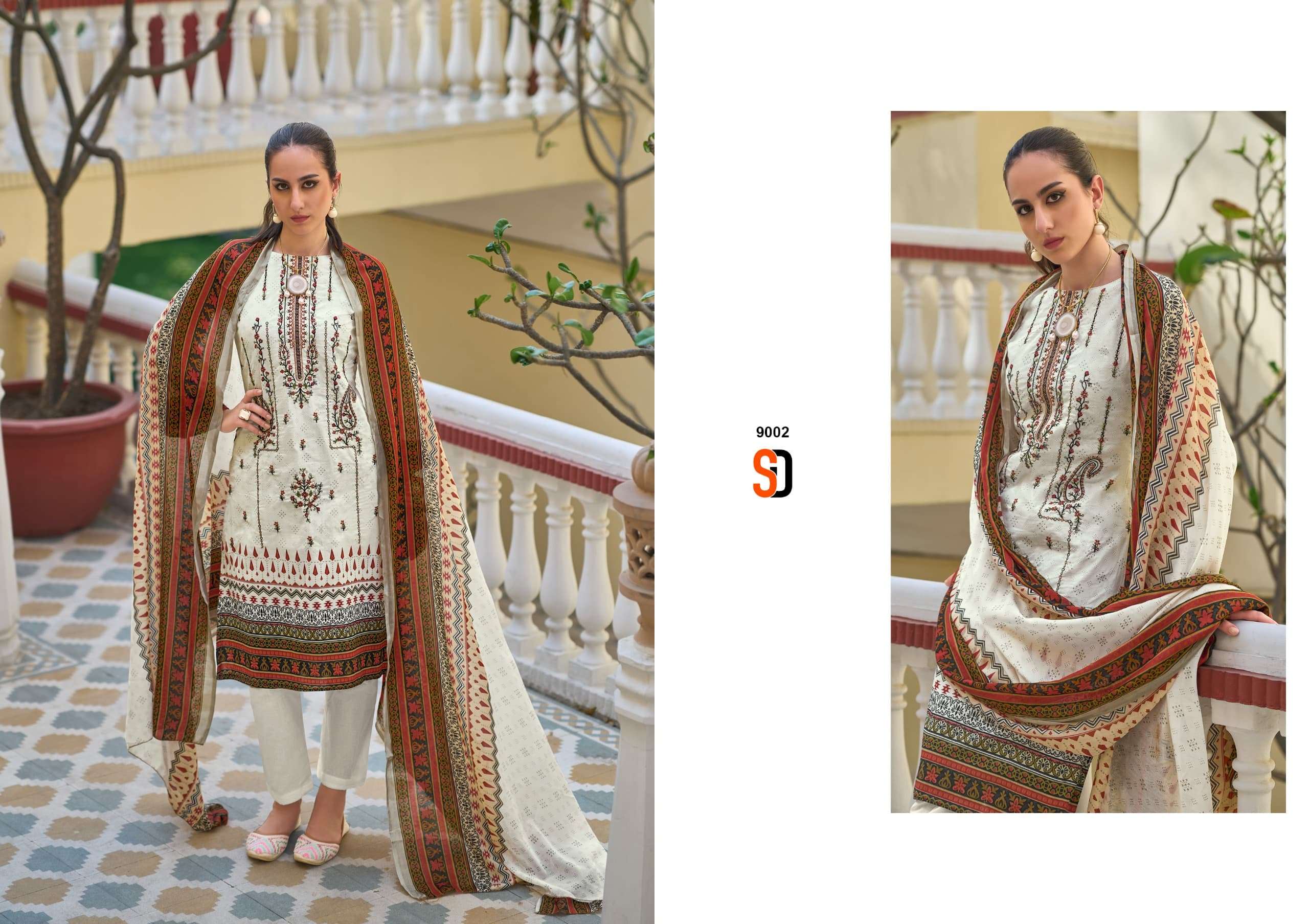 SHARADDHA DESIGNER BIN SAEED LAWN COLLECTION VOL 9 