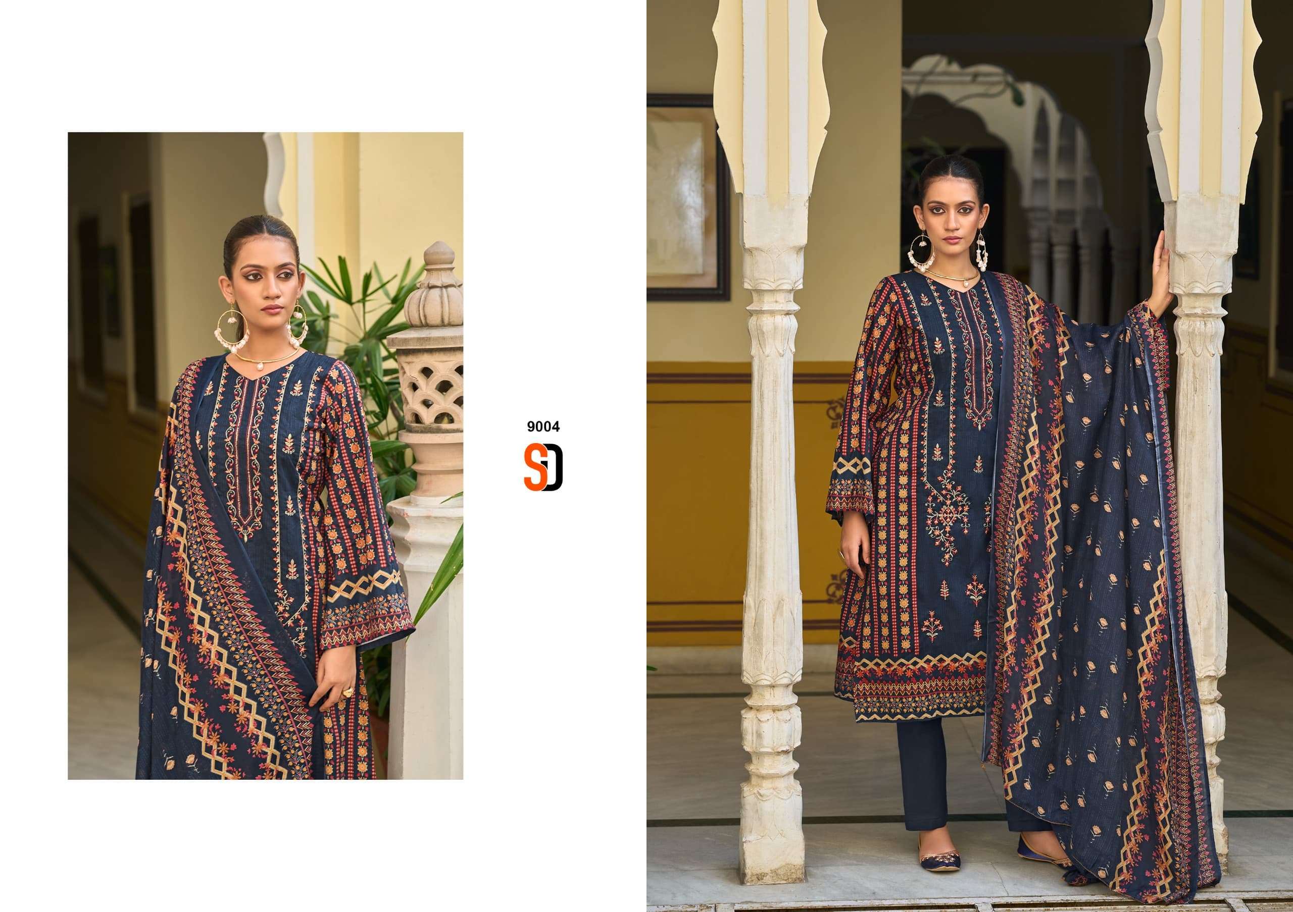 SHARADDHA DESIGNER BIN SAEED LAWN COLLECTION VOL 9 