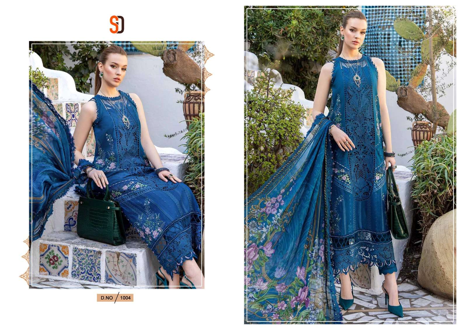 SHRADDHA DESIGNER MARIA B LAWN VOL 1 NX 