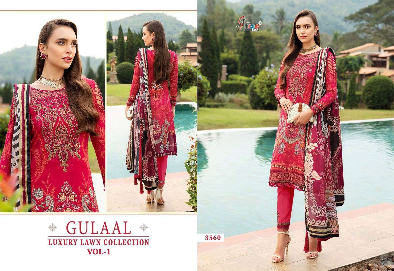 SHREE FABS GULAAL LUXURY LAWN COLLECTION VOL 1