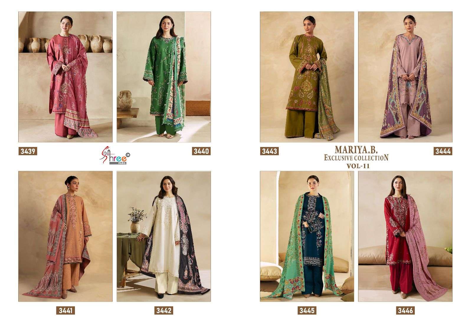 SHREE FABS MARIA B EXCLUSIVE COLLECTION VOL 11 