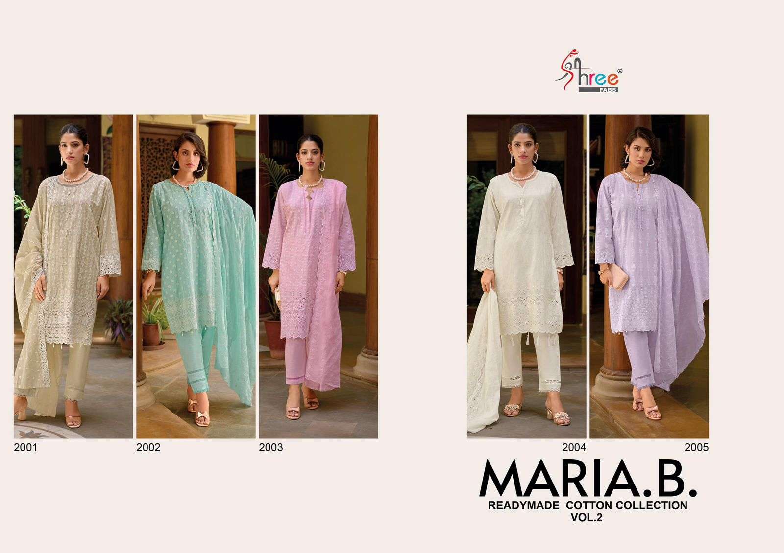 SHREE FABS MARIA B READY MADE COTTON COLLECTION VOL 2