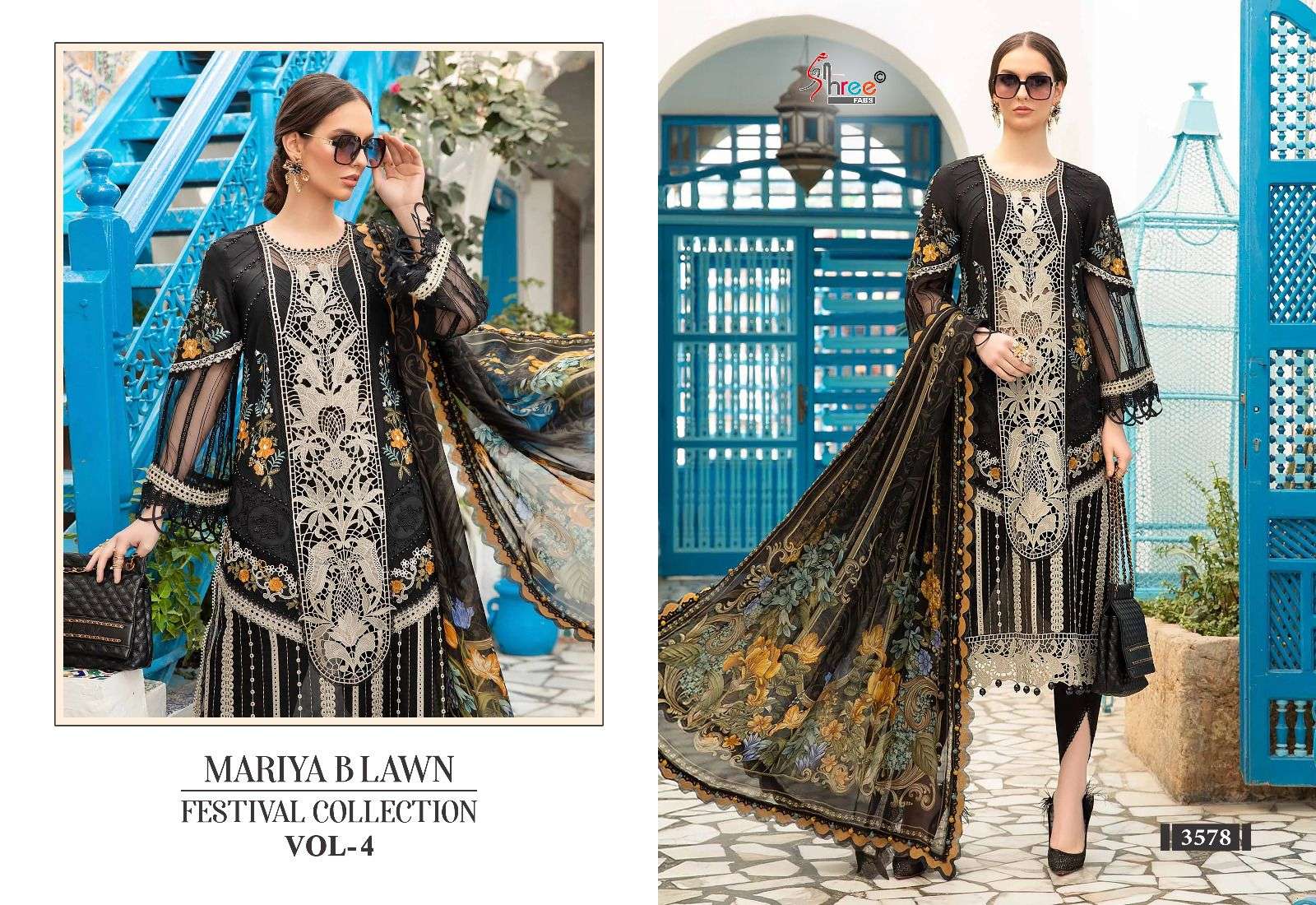 SHREE FABS MARIYA B LAWN FESTIVAL COLLECTION VOL 4