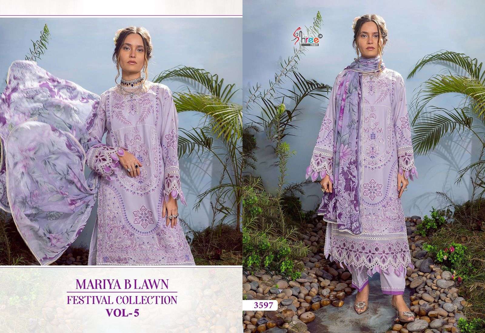 SHREE FABS MARIYA B LAWN FESTIVAL COLLECTION VOL 5