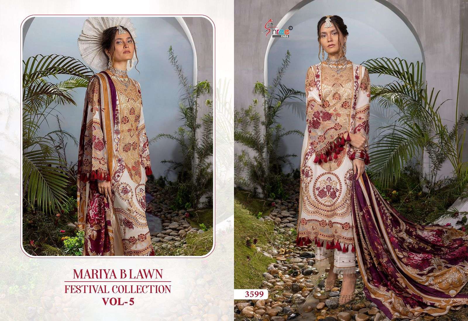 SHREE FABS MARIYA B LAWN FESTIVAL COLLECTION VOL 5