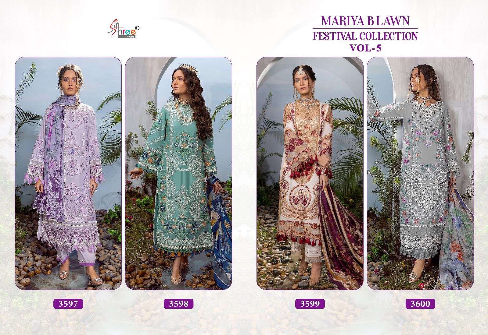 SHREE FABS MARIYA B LAWN FESTIVAL COLLECTION VOL 5