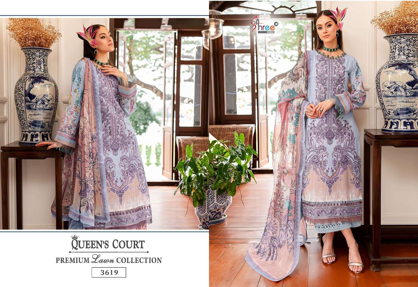 SHREE FABS QUEENS COURT PREMIUM LAWN COLLECTION