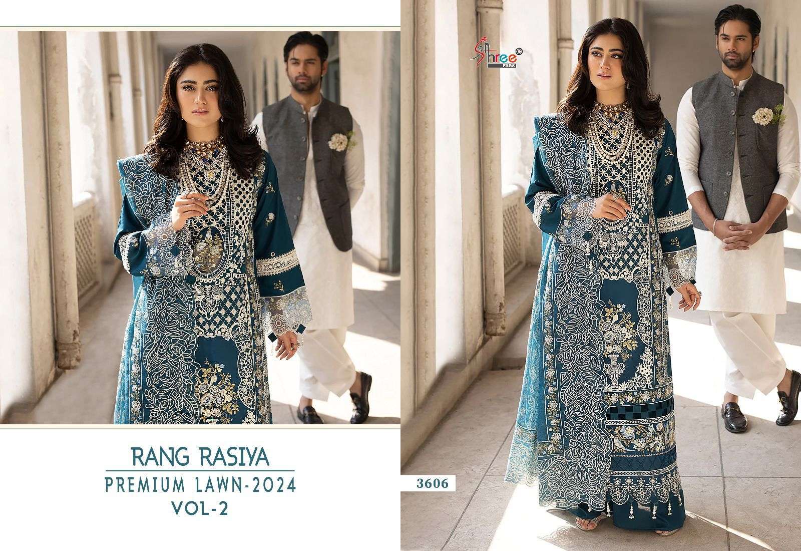 SHREE FABS RANG RASIYA PREMIUM LAWN 24 VOL 2 