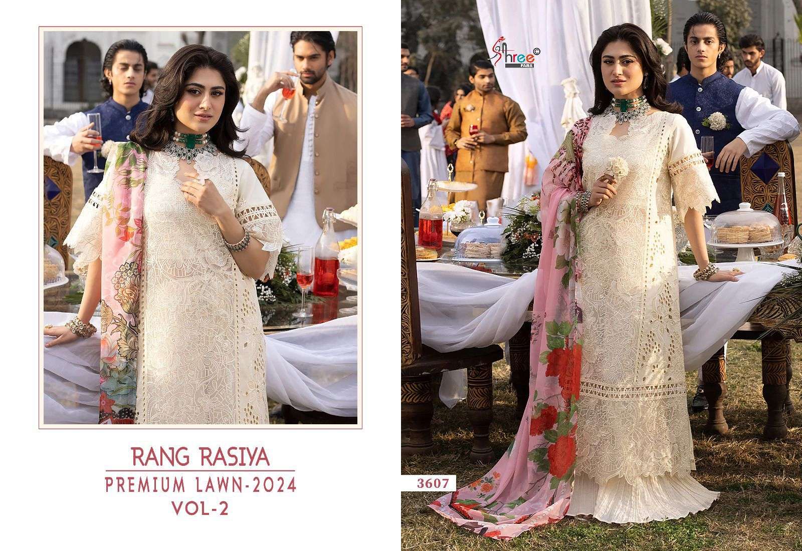 SHREE FABS RANG RASIYA PREMIUM LAWN 24 VOL 2 