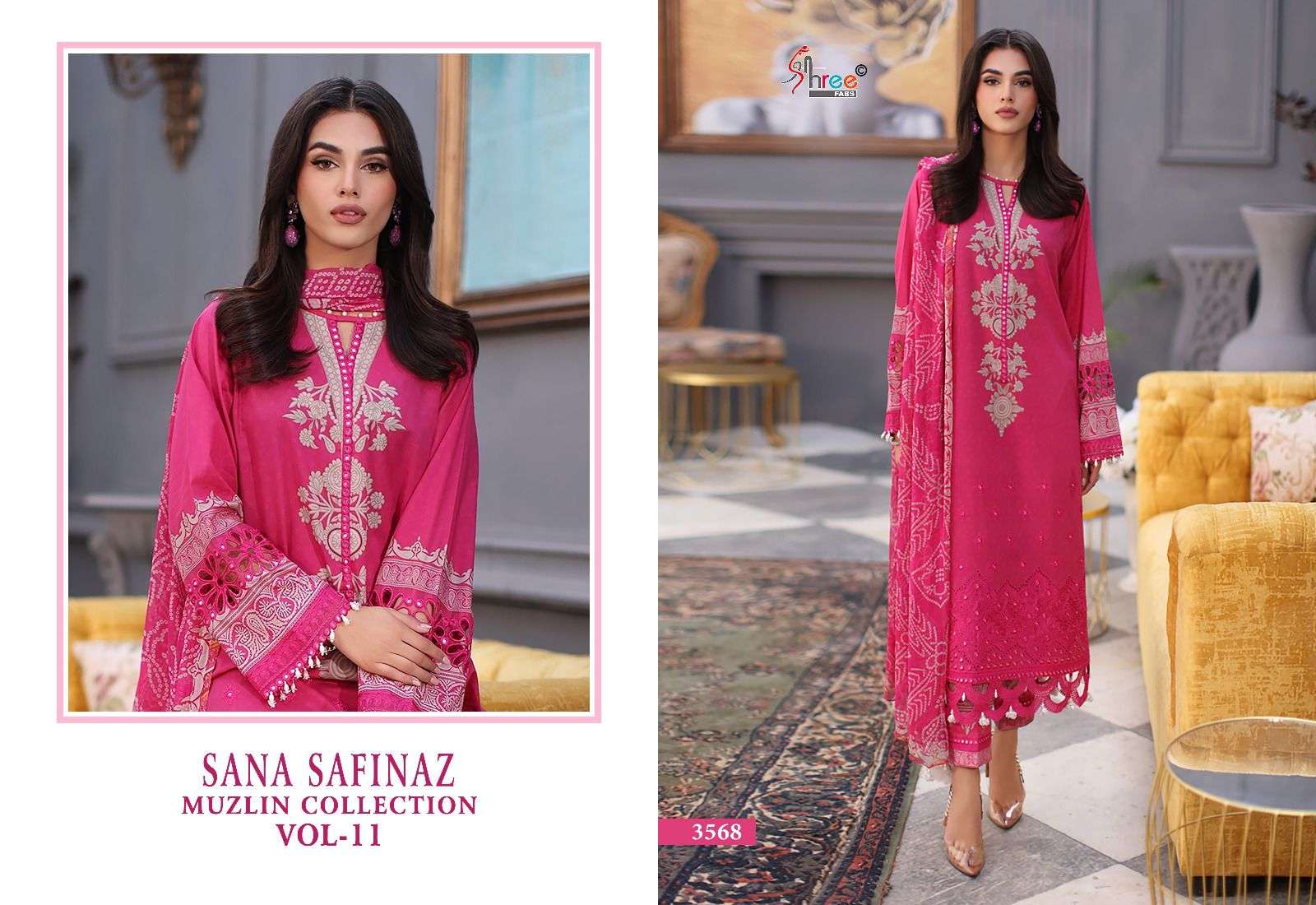 SHREE FABS SANA SAFINAZ MUZLIN COLLECTION VOL 11