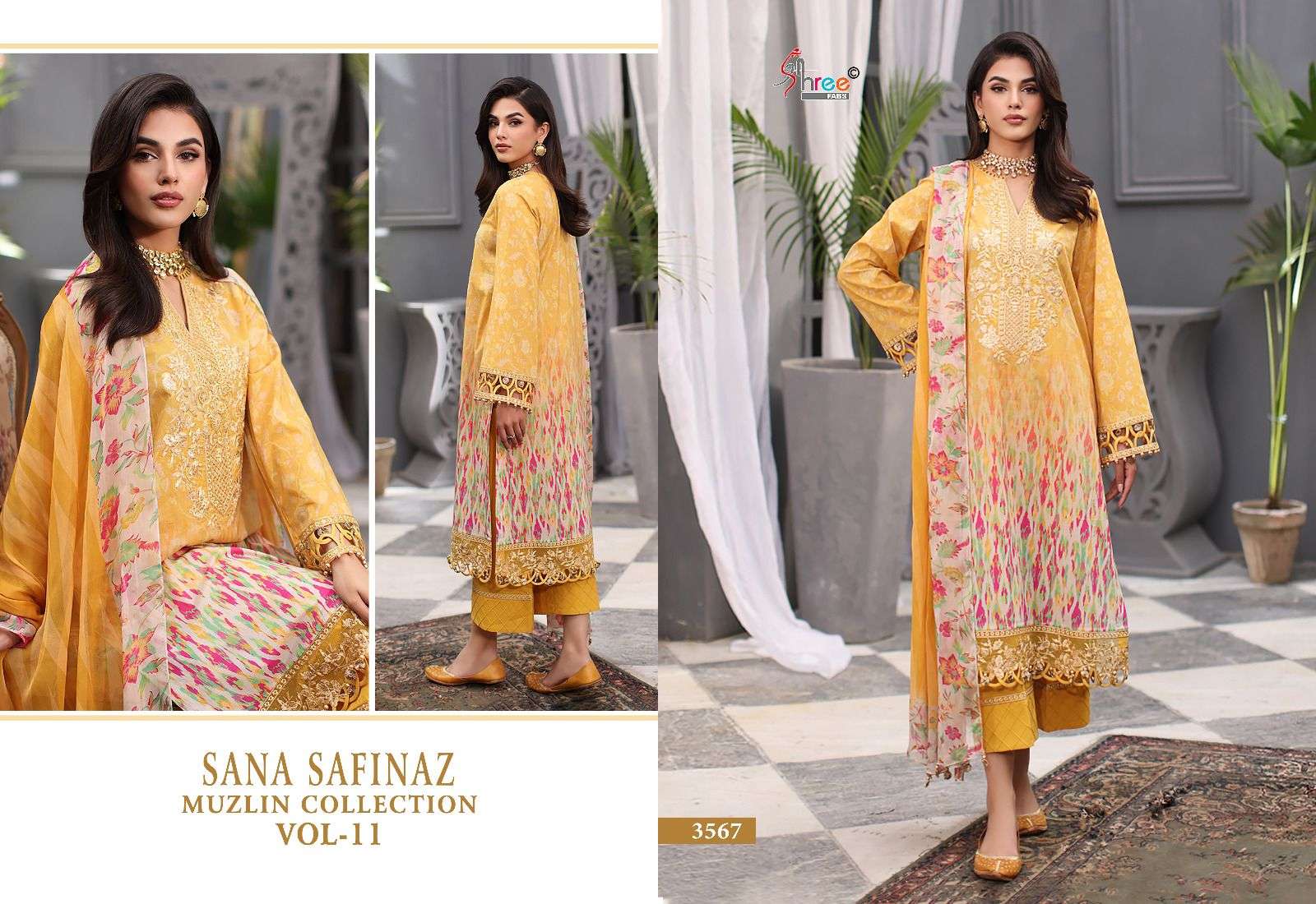 SHREE FABS SANA SAFINAZ MUZLIN COLLECTION VOL 11