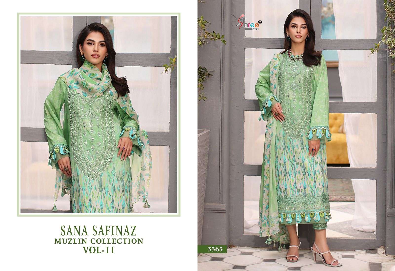 SHREE FABS SANA SAFINAZ MUZLIN COLLECTION VOL 11