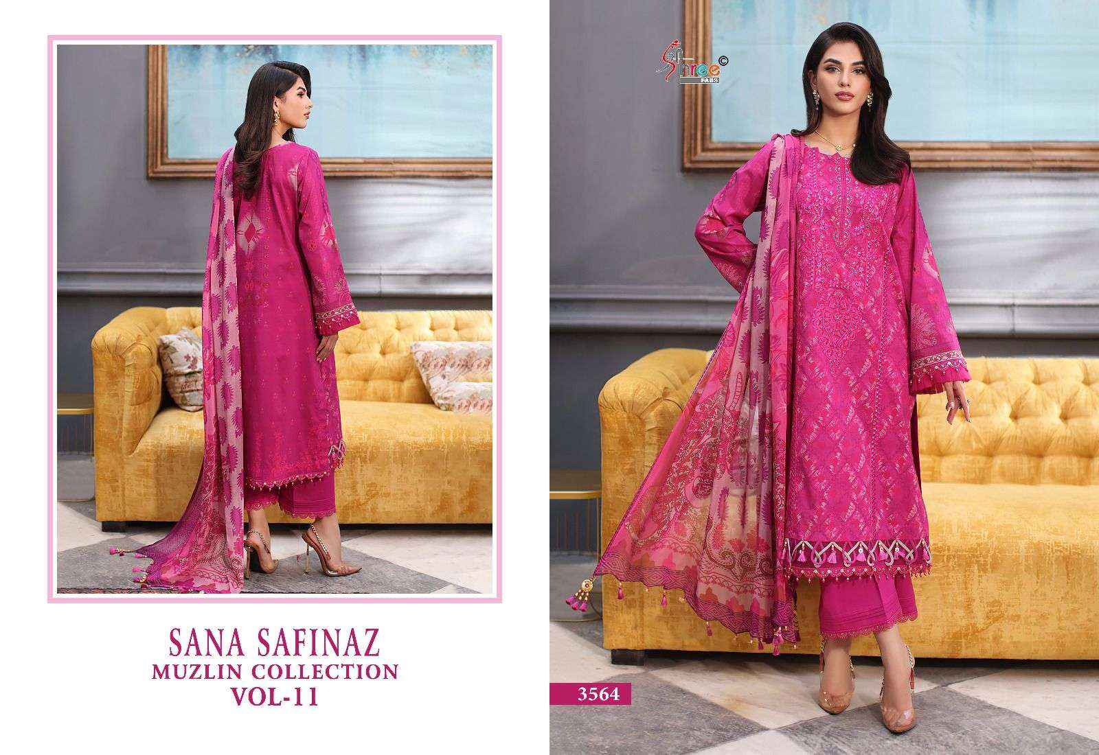 SHREE FABS SANA SAFINAZ MUZLIN COLLECTION VOL 11