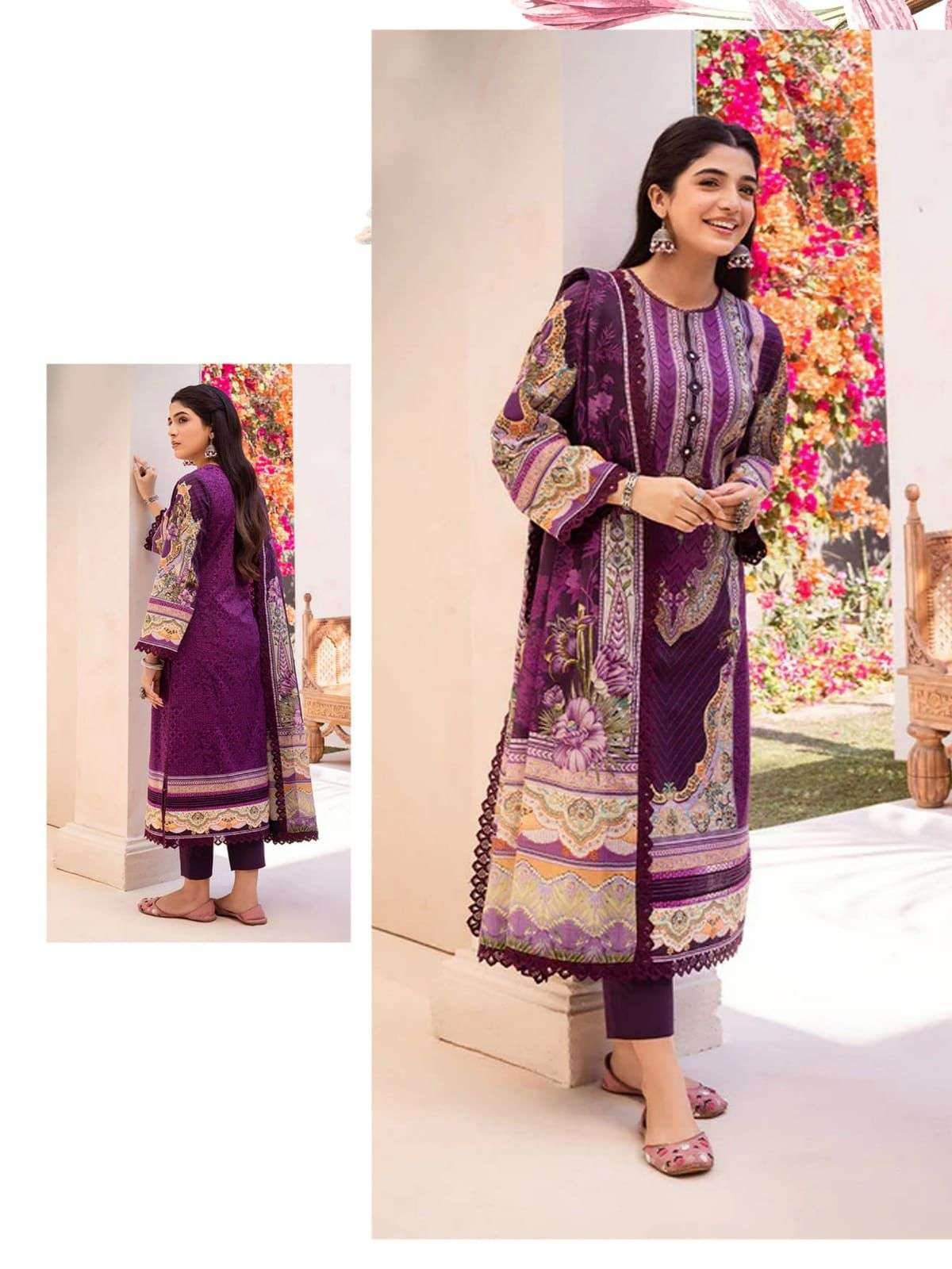 SHREE OM FAB RANG RASIYA ELAN LAWN COLLECTION 