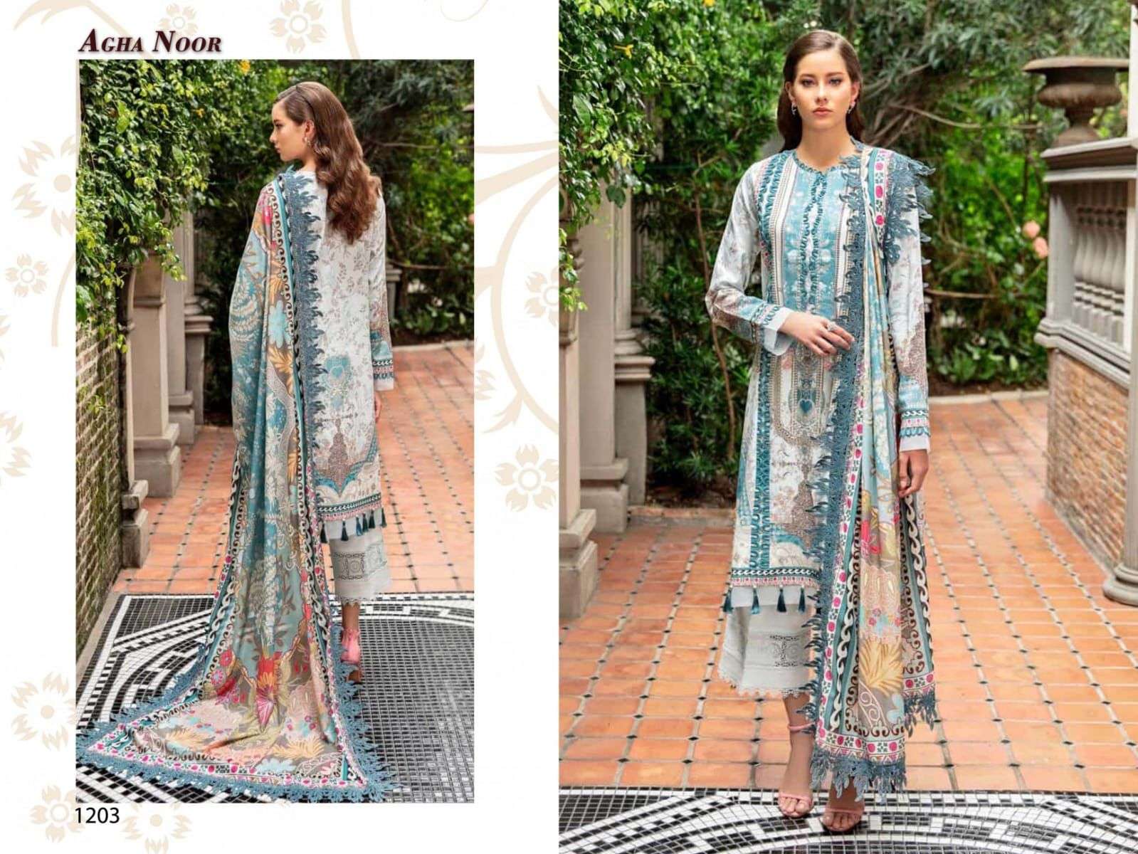 AGHA NOOR LUXURY LAWN COLLECTION VOL 12