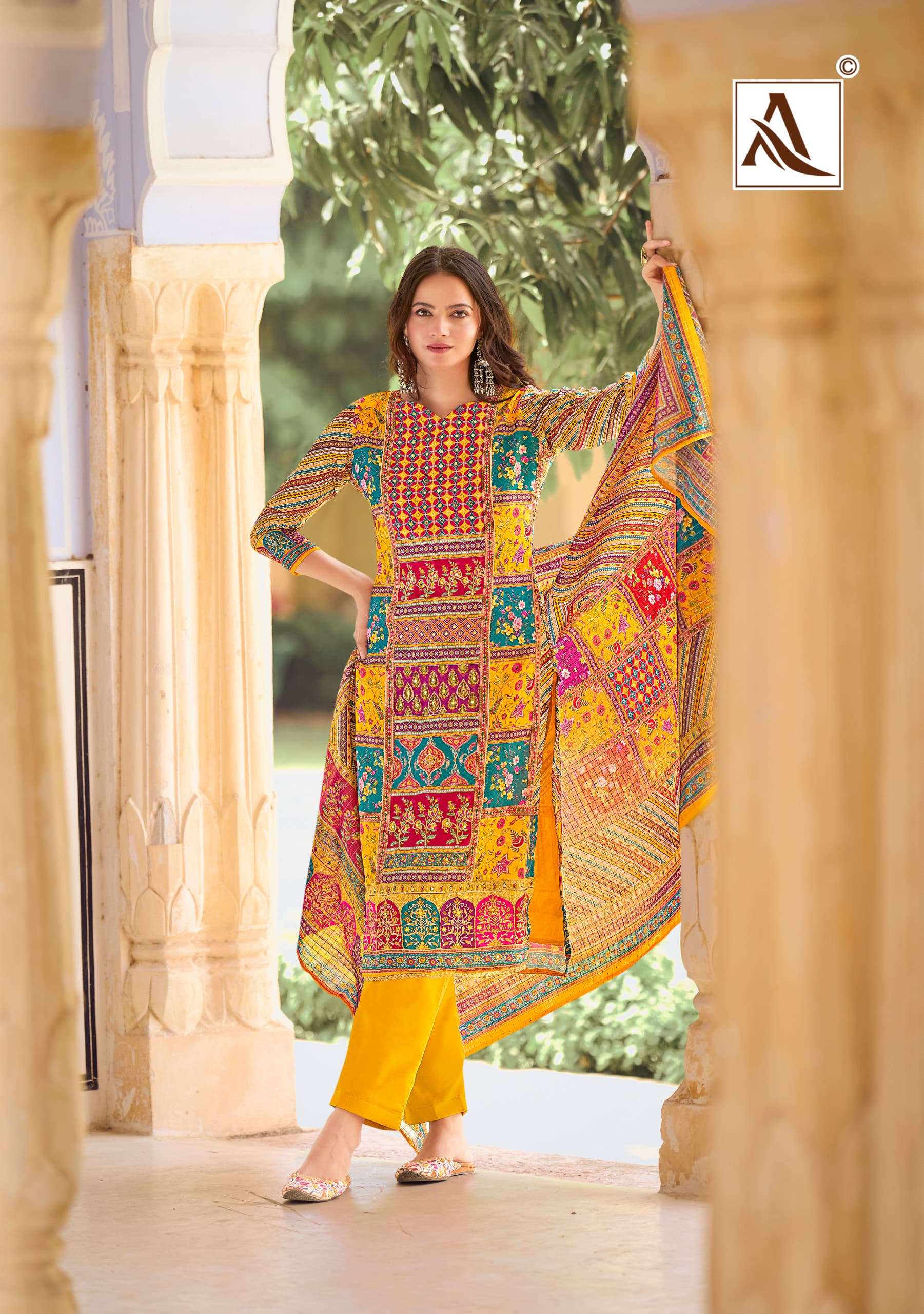 ALOK SUITS BELLA VOL 8 