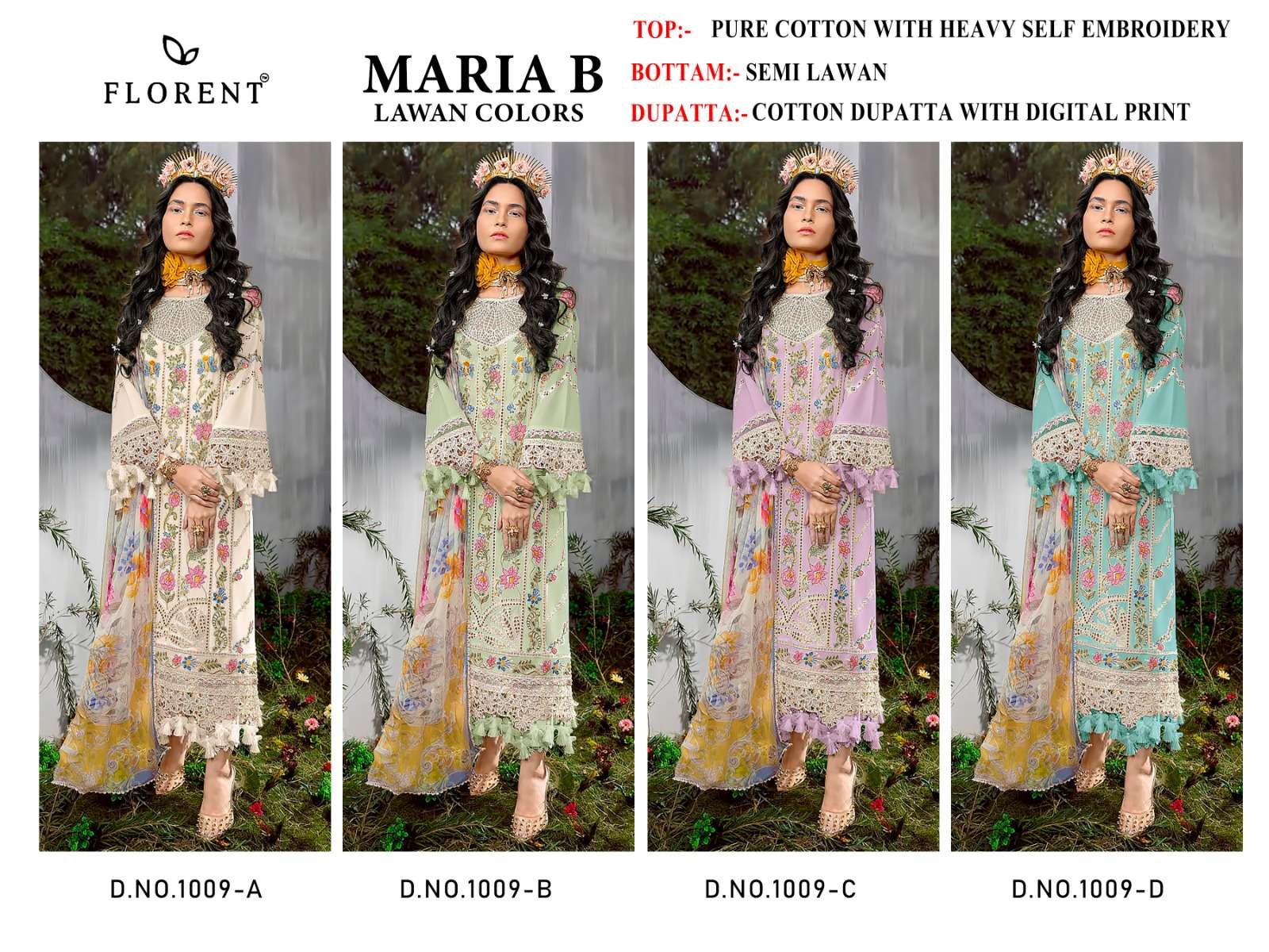 FLORENT MARIA B LAWN COLORS