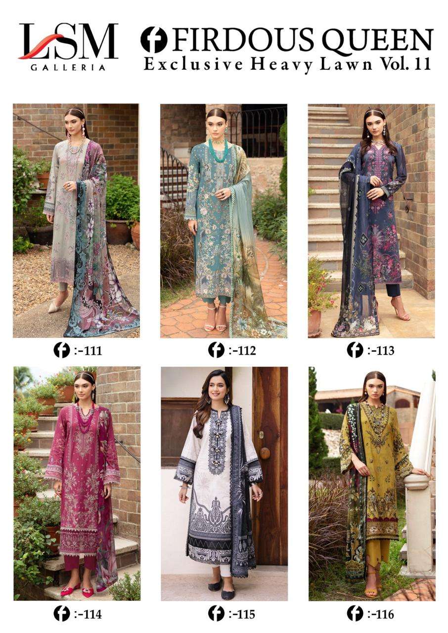 LSM GALLERIA FIRDOUS QUEEN LAWN VOL 11