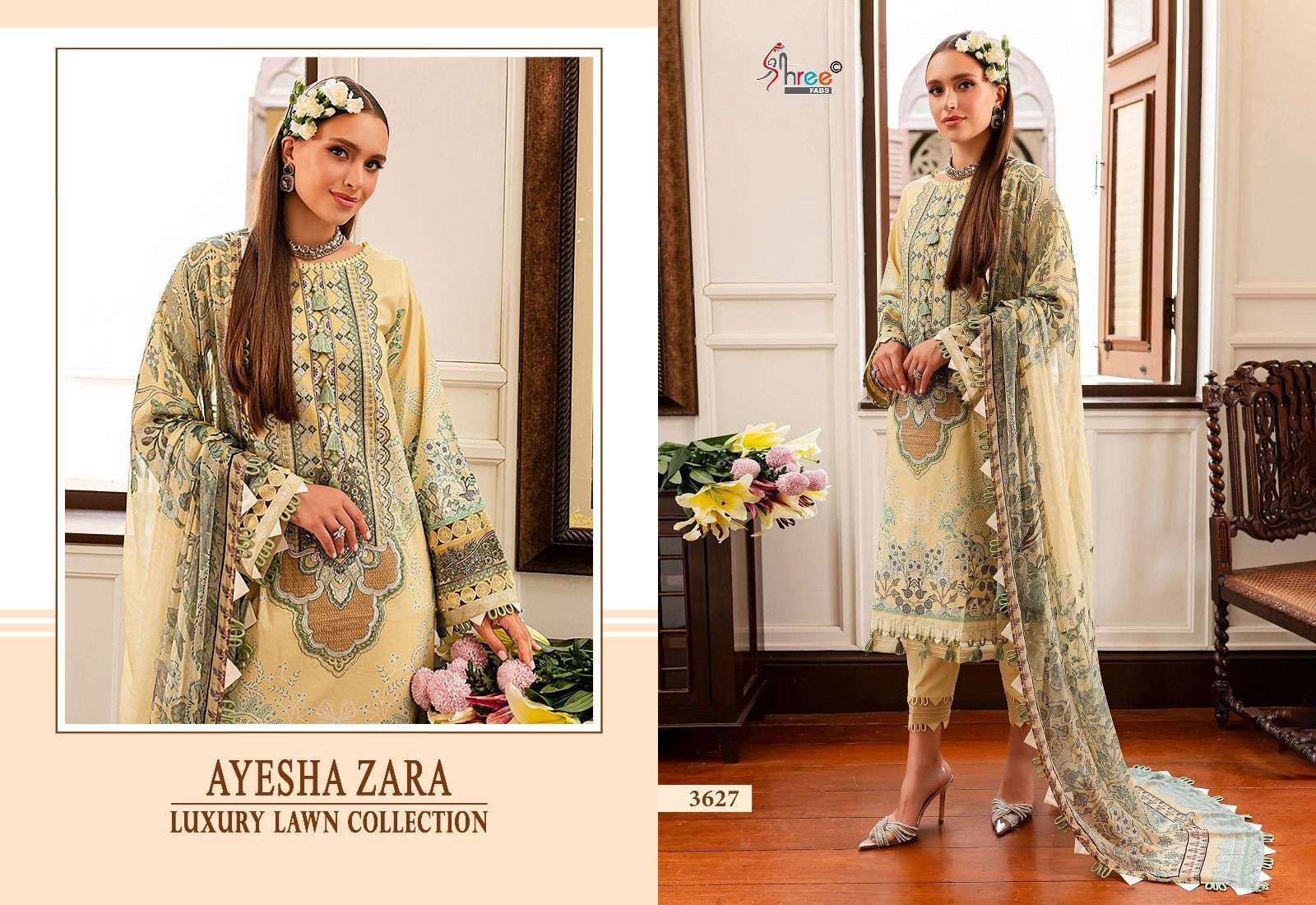 SHREE FABS AYESHA ZARA LUXURY LAWN COLLETION 