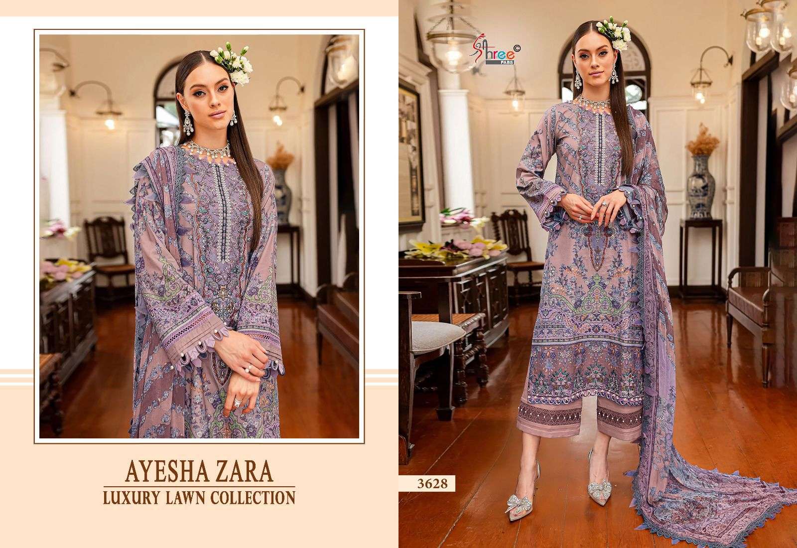 SHREE FABS AYESHA ZARA LUXURY LAWN COLLETION 