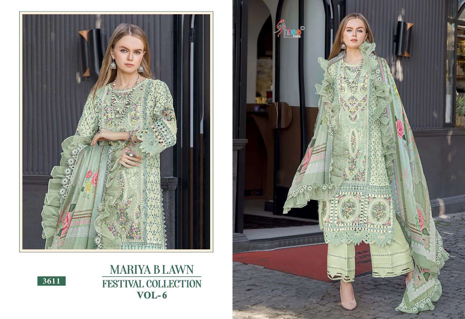 SHREE FABS MARIYA B LAWN FESTIVAL COLLECTION VOL 6 