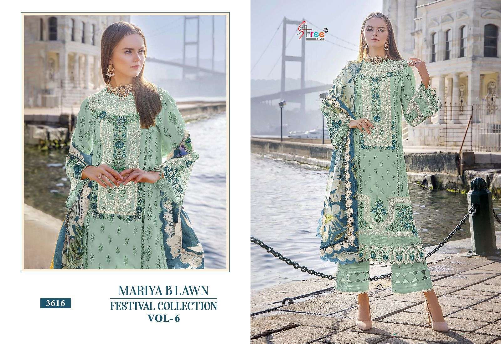 SHREE FABS MARIYA B LAWN FESTIVAL COLLECTION VOL 6 