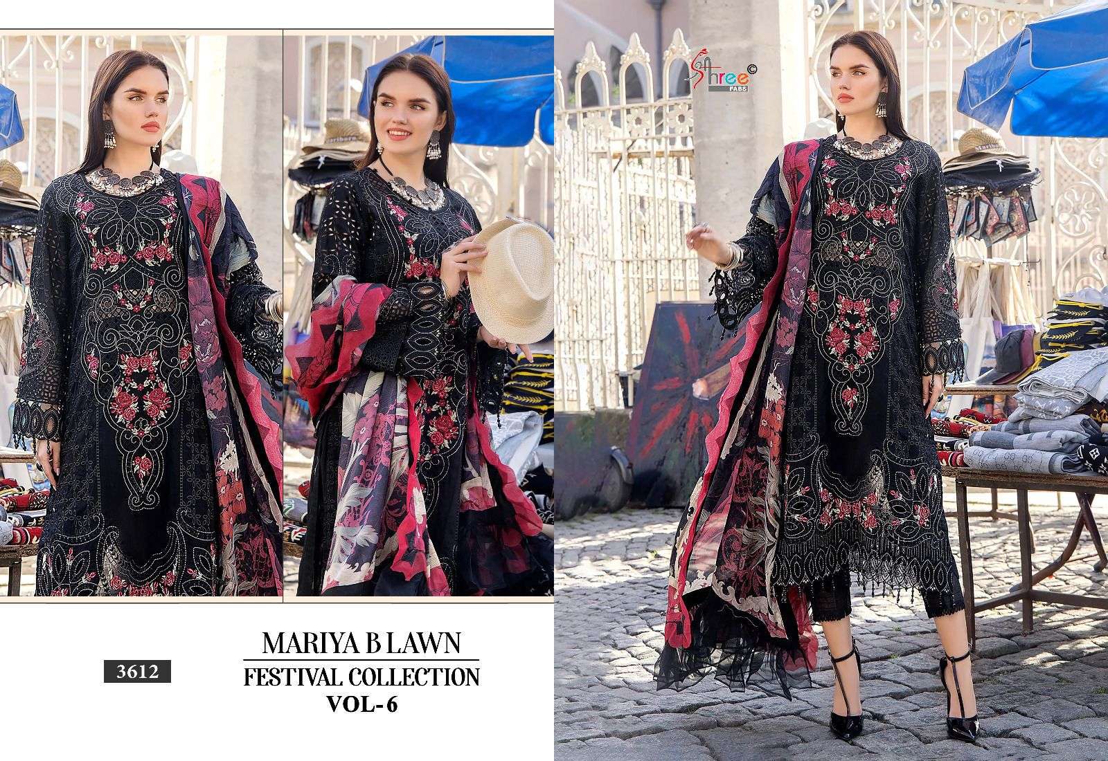 SHREE FABS MARIYA B LAWN FESTIVAL COLLECTION VOL 6 