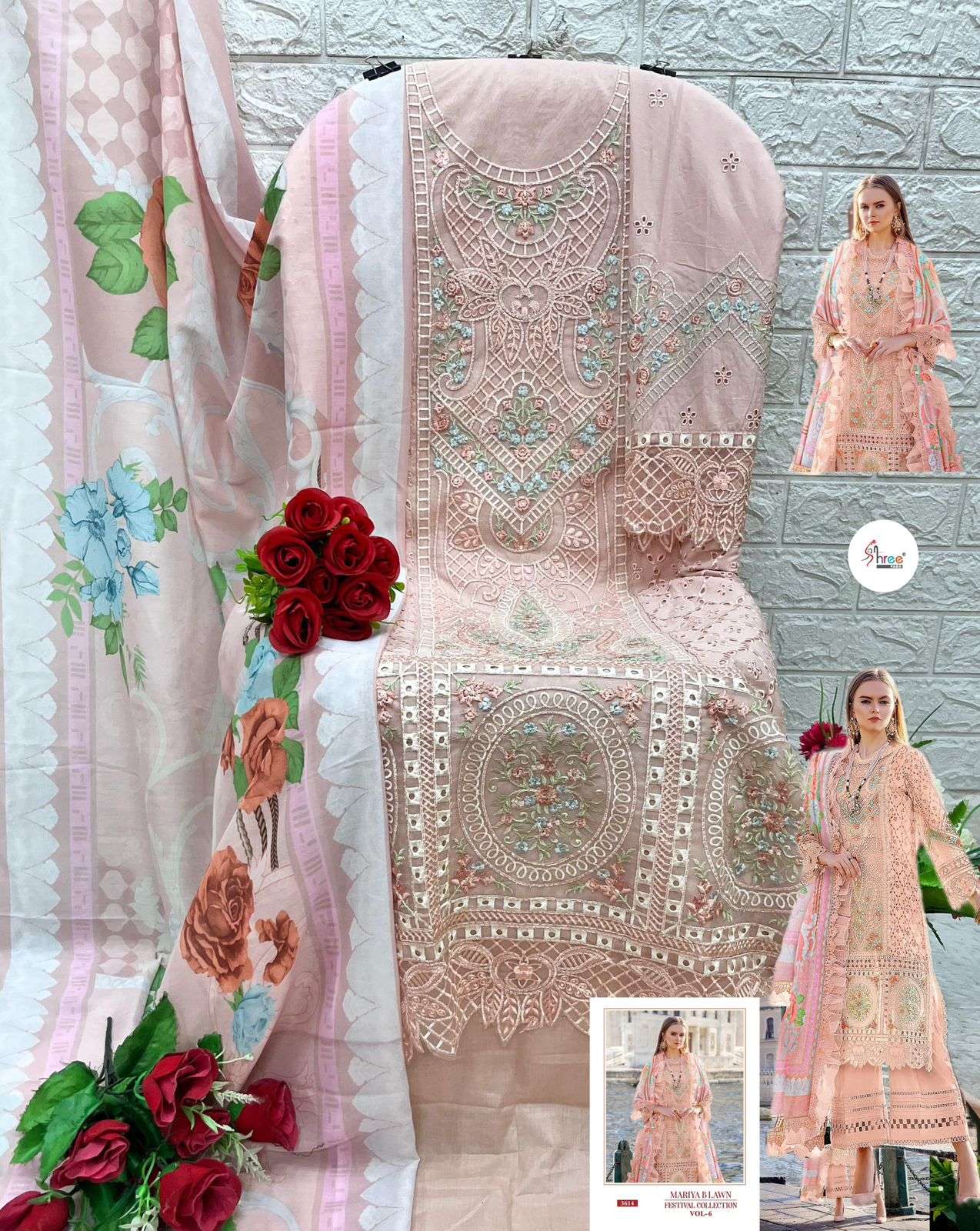 SHREE FABS MARIYA B LAWN FESTIVAL COLLECTION VOL 6 