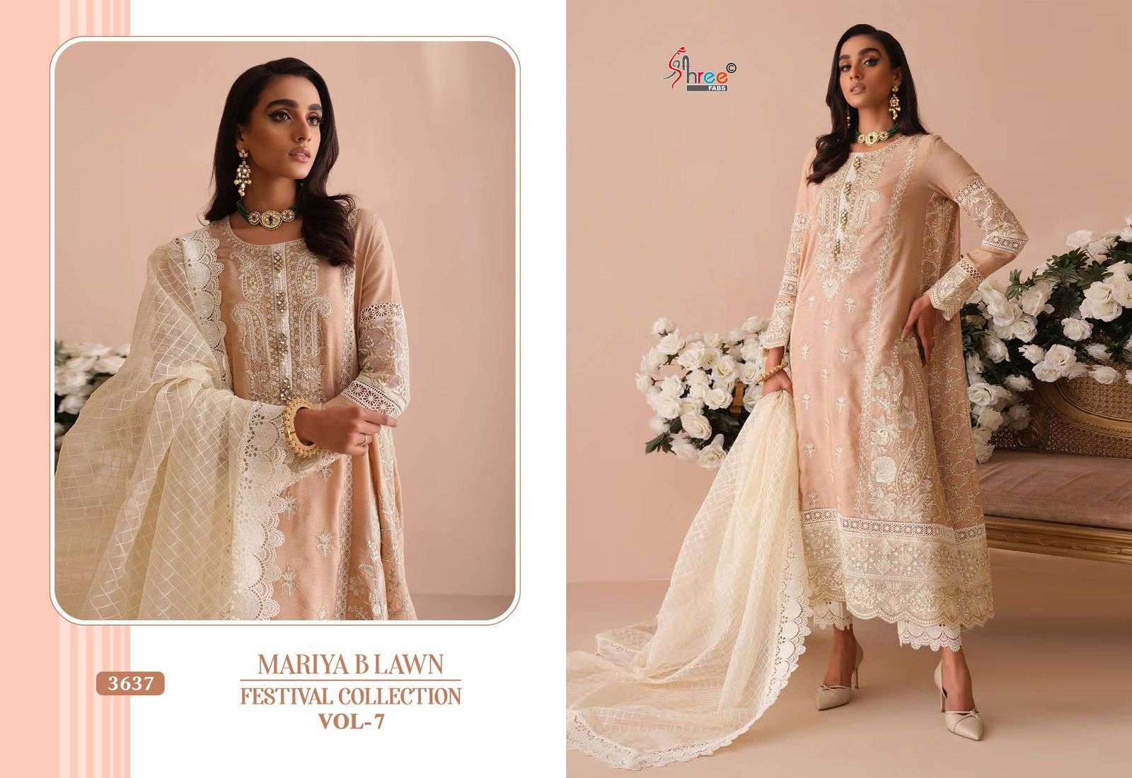 SHREE FABS MARIYA B LAWN FESTIVAL COLLECTION VOL 7