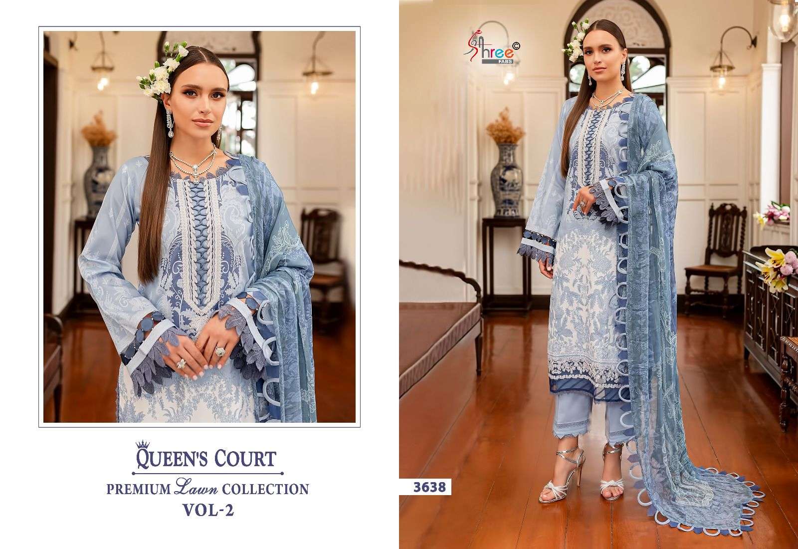 SHREE FABS QUEENS COURT PREMIUM LAWN COLLECTION VOL 2