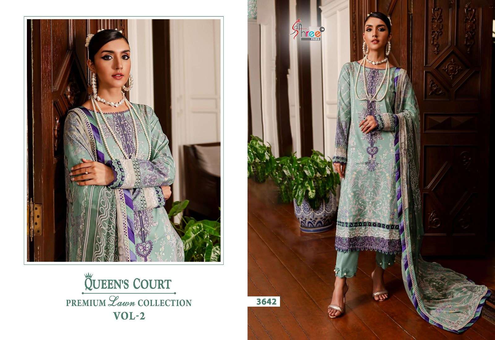 SHREE FABS QUEENS COURT PREMIUM LAWN COLLECTION VOL 2