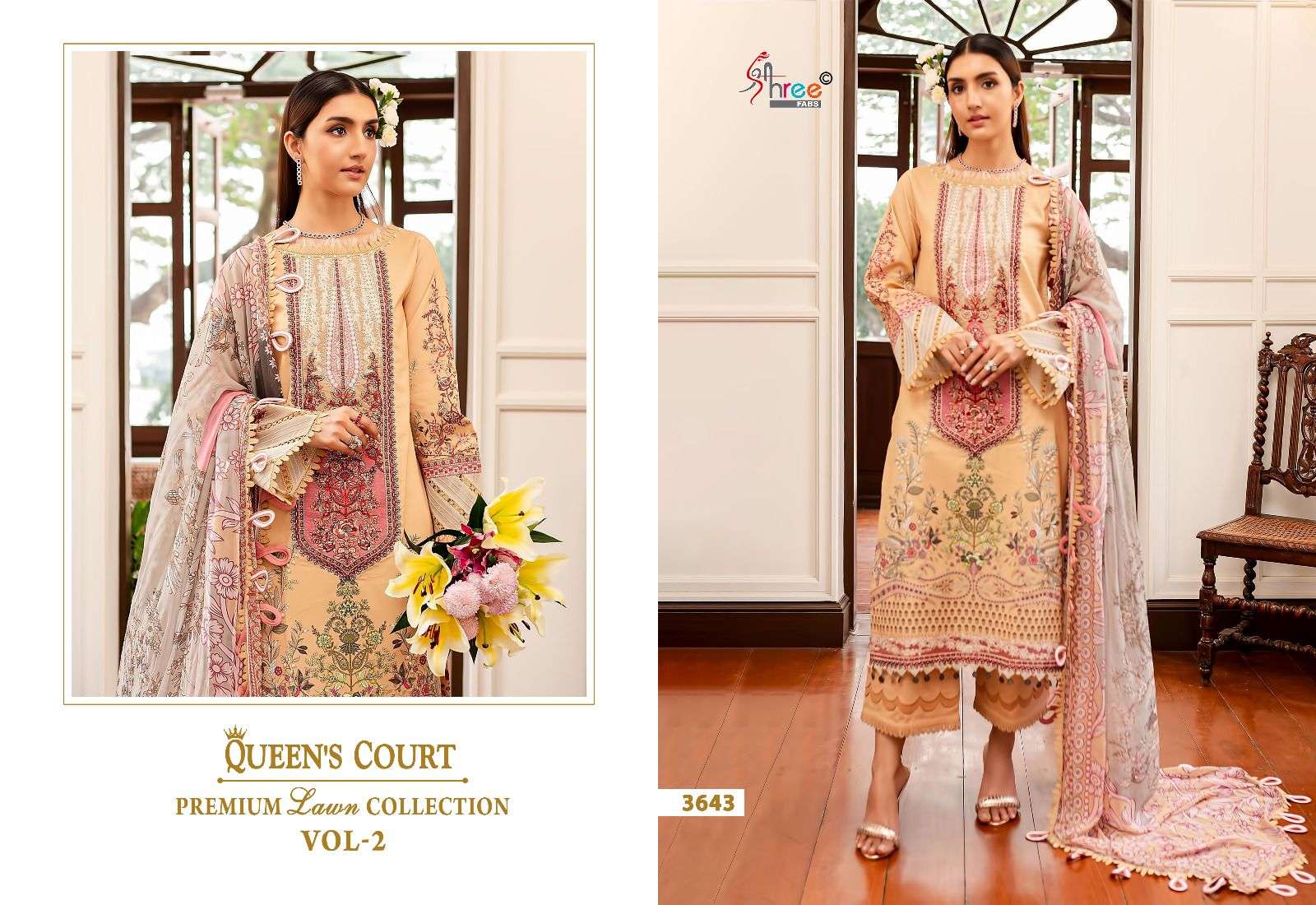 SHREE FABS QUEENS COURT PREMIUM LAWN COLLECTION VOL 2