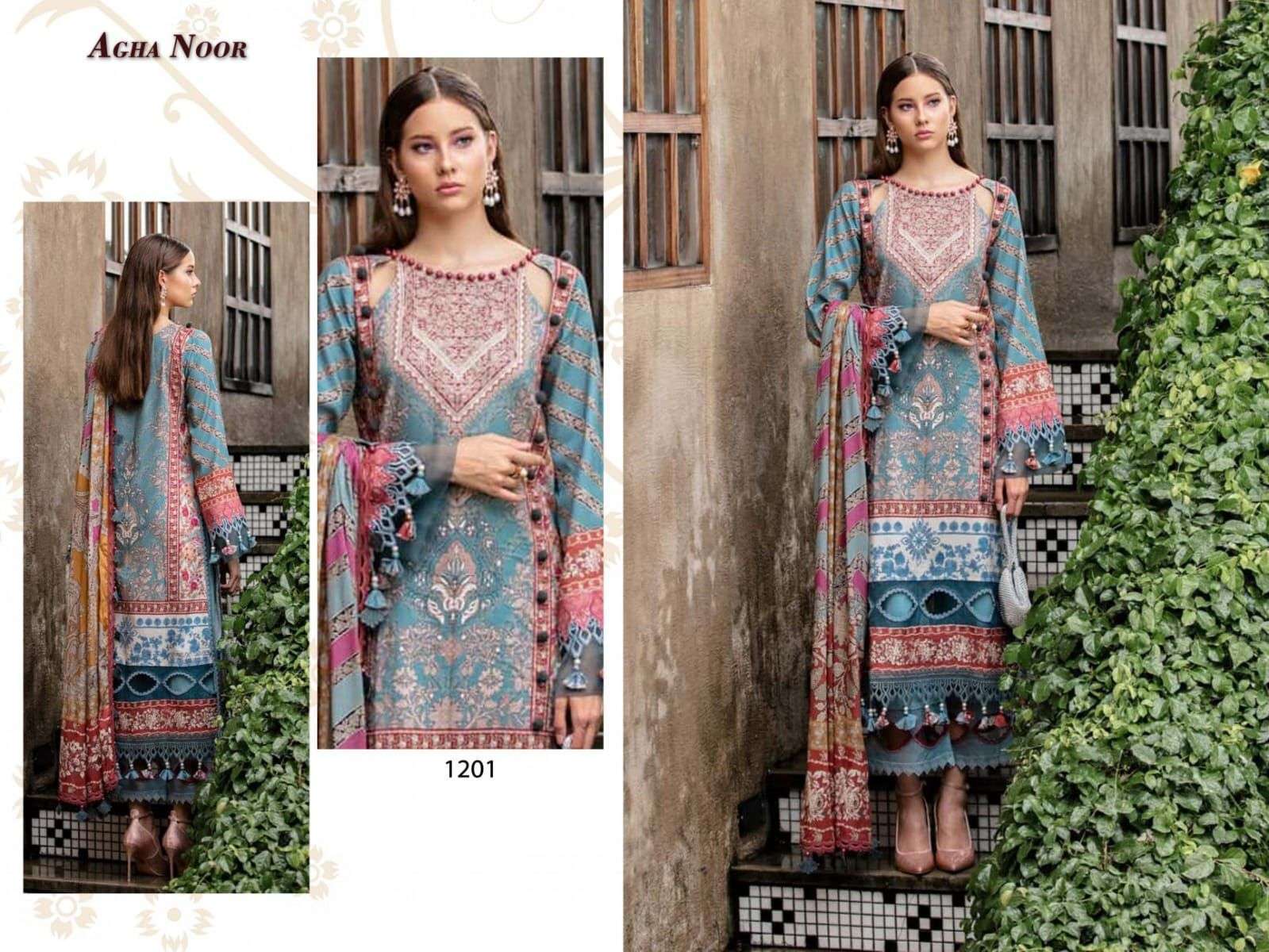 AGHA NOOR LUXURY LAWN COLLECTION VOL 12