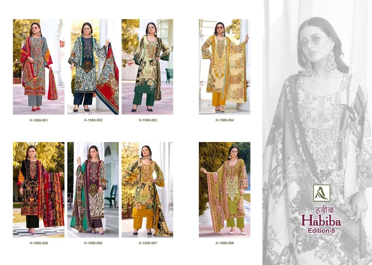 ALOK SUITS HABIBA EDITION VOL 5