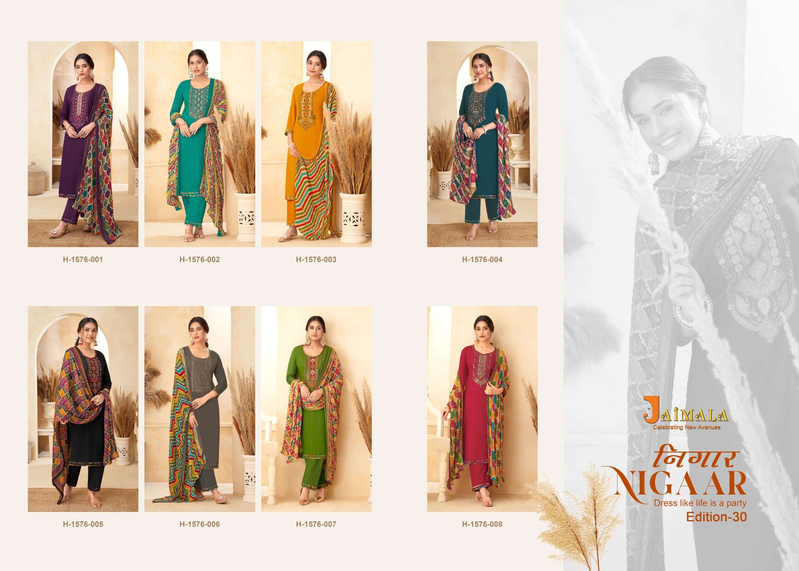 ALOK SUITS JAIMALA NIGAAR VOL 30 