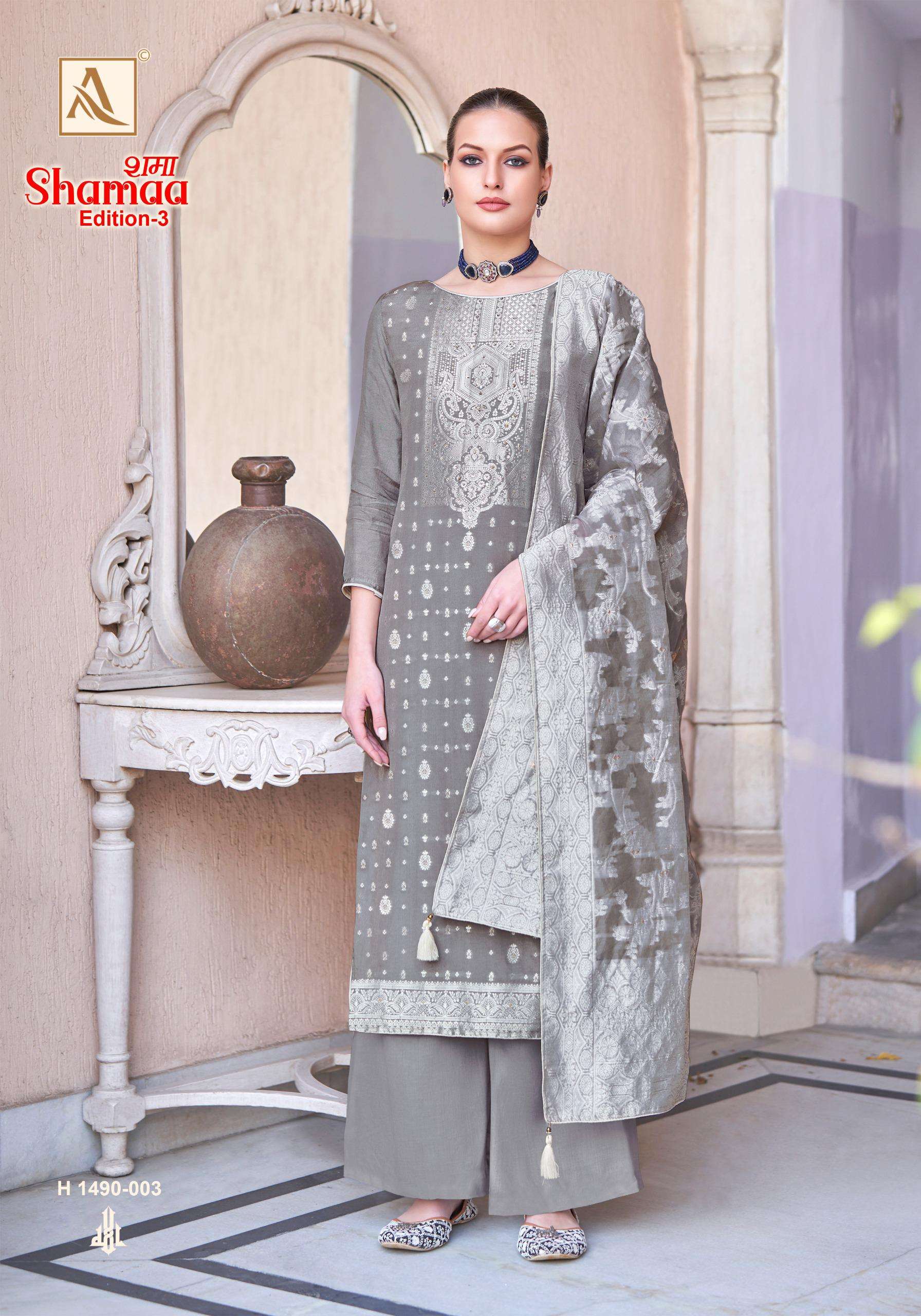 ALOK SUITS SHAMAA  EDITION  3 