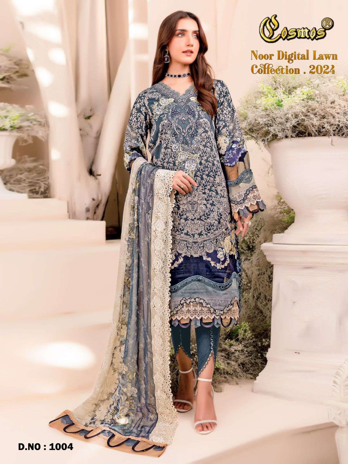 COSMOS FASHION NOOR DIGITAL LAWN COLLECTION 24 